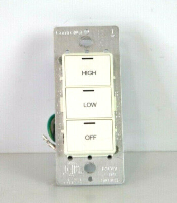 Control4 Wireless 3 Button C4-KP3-Z-AL (Almond) Engraved As Pictured A142 