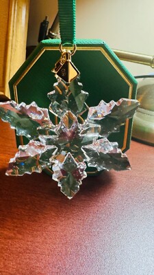 Authentic 2024 Swarovski Crystal Christmas Large Ornament Annual Edition 5661079