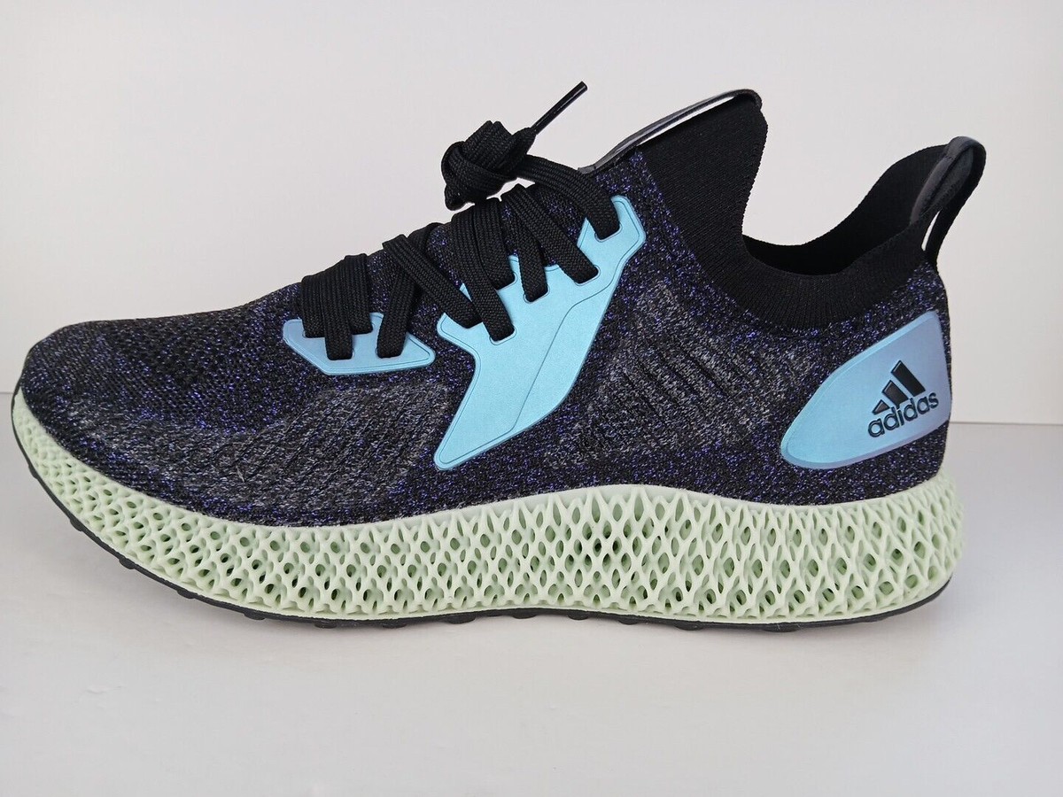 Adidas Alphaedge F4D Black Space Race Men's Running Shoes Sz 11.5