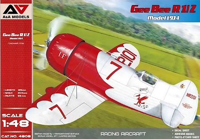 A&A Models 4808 1/48 Gee Bee R1/2 Model 1934