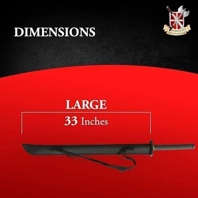 Katana japonesa grande Bokken Shinai espuma nailon espada estuche funda -33 pulgadas Foto 3 de 4