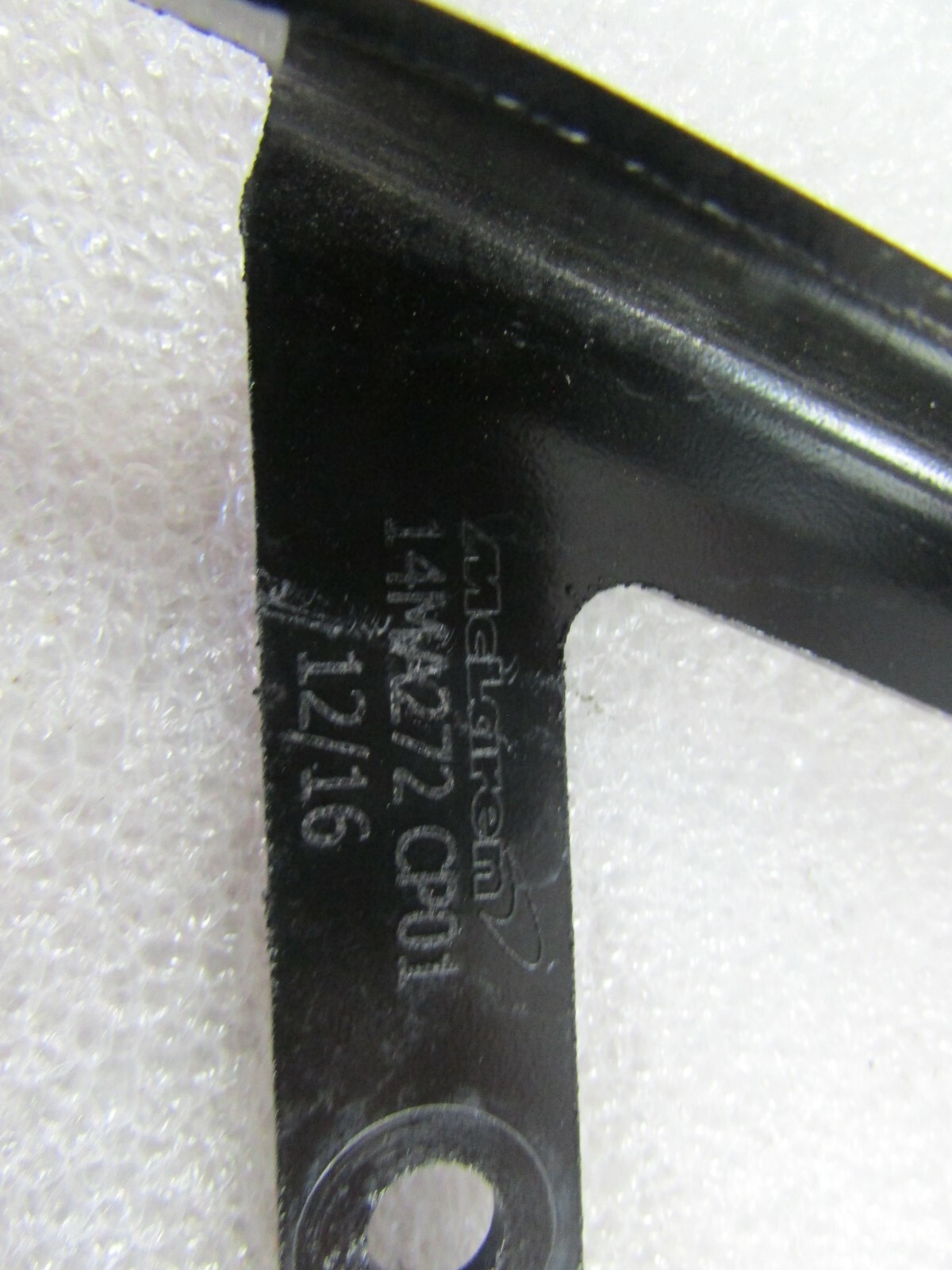 McLaren 720S, RH, Right TPMS Antenna Bracket, Used, P/N 14MA272CP