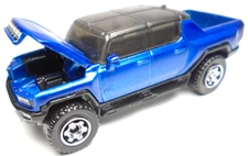 2023 MATCHBOX GMC HUMMER EV BLUE 1:64 DIECAST 2 7/8" PICKUP TRUCK OPENING HOOD