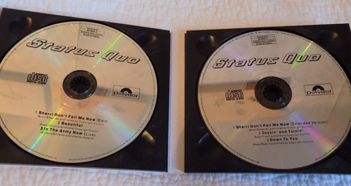 STATUS QUO "SHERRI DON'T FAIL ME NOW" PARTS 1 & 2 LTD EDITION NO:-5278 CD SET - Picture 3 of 7