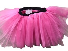Flowers And Ruffles Girls Dolly Short Puffy Tulle Skirt Candy Pink Size 5-6Y