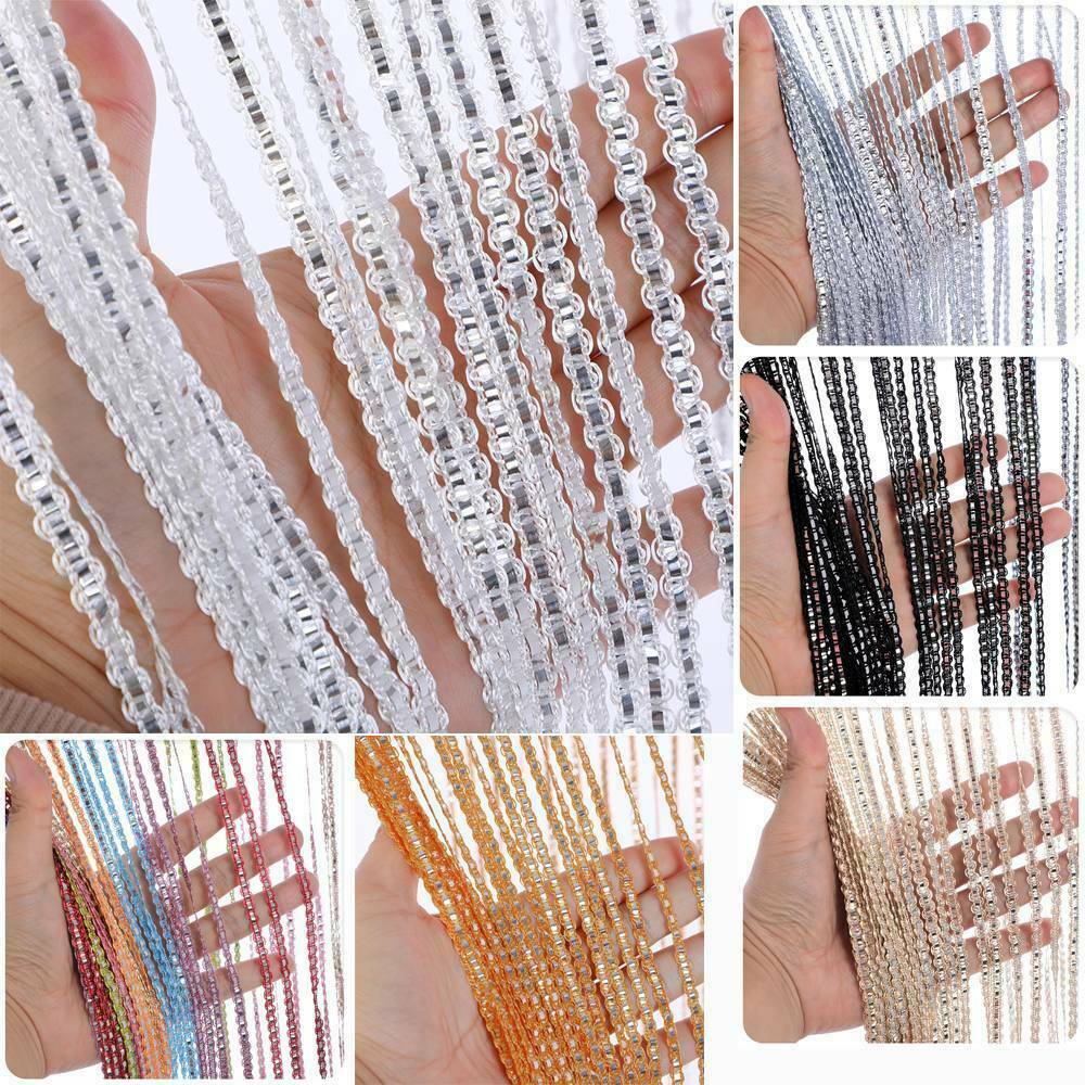 String Curtain Panels Door Fly Screen Room Divider Net Hanging