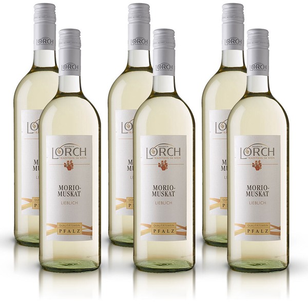 Lorch Morio Muskat Qba, Lieblich, Sortenreines Weinpaket (6X1,0L)-image