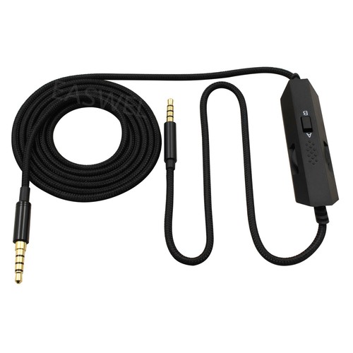 Audio Cable Inline Control w/Mic For Logitech G633 G933 Gaming Headset  Headphone | eBay