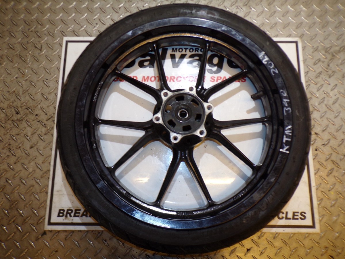 KTM DUKE 390 2018 2019 2020 2021:WHEEL FRONT (NO TYRE):USED MOTORCYCLE  PARTS