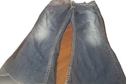 Silver Jeans Womens Light Denim Flare 