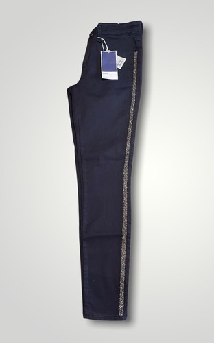 Jeans skinny Zara neri con Strass laterali | eBay
