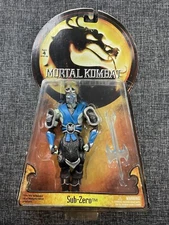 Sub-Zero Mortal Kombat Deception 2005 Action Figure New Sealed *Damaged Plastic*