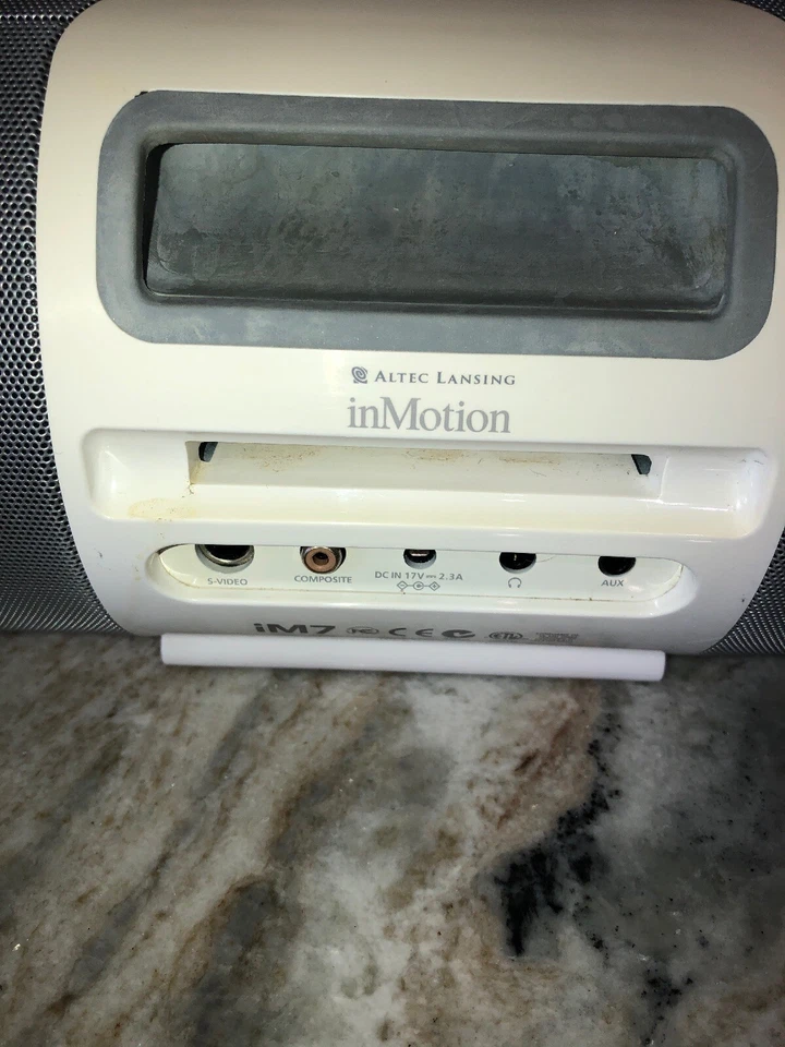 Boombox InMotion Altec Lansing IM7CST Im-7 para iPod 30 pines RARO Blanco ENVÍO RARO24 Foto 3 de 4