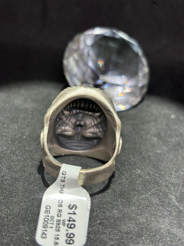 THANOS Antique Sterling Silver Mens Ring NWT Sz 11, 15.6 Grams , Inspired, Rare - Picture 2 of 10