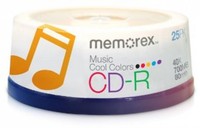 Memorex Cd-rm/25 80 Minute Music Cd-r (discontinued By Manufacturer) Memorex Cd-rm/25 80 Minute Music Cd-r (discontinued By Manufacturer)