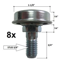 Glider Rocker Bearings #14 (8 SET) Dutailier OEM