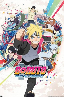 #ad #ad 2016 BORUTO GROUP Euro Poster 36quot; x 24quot; 91.5 x 61 cm. Naruto Next Generation $23.99