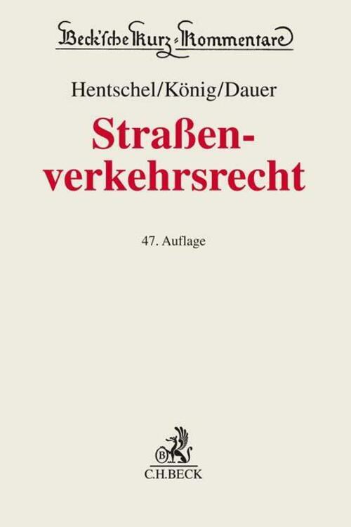 Thumbnail - Straßenverkehrsrecht | Peter König | Buch | Beck Kurzkommentare |