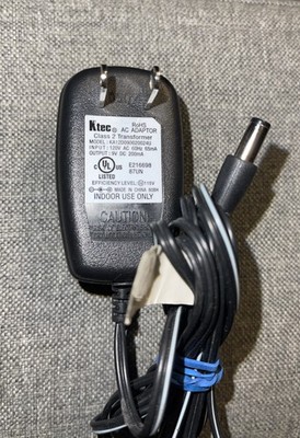 KTEC Power Supply AC Adapter Cord KA12D090020024U 5.5mm x 2.1mm Tip Out 9V 200mA