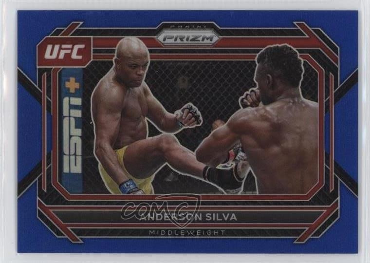 2023 Panini Prizm UFC Blue Prizm 79/175 Anderson Silva #76 1b8