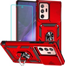 For Samsung Galaxy Note 20 Ultra Case Military Grade Protection Cover Armor Blac