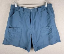 Aftco Men's Shorts Size 42 Fishing Nylon Blue Outdoor