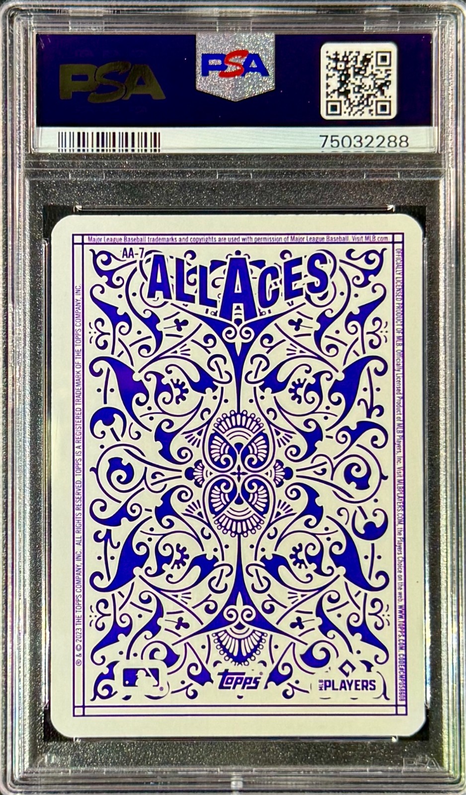 2023 Topps All Aces CLAYTON KERSHAW - Dodgers #AA-7 PSA 9 view 3