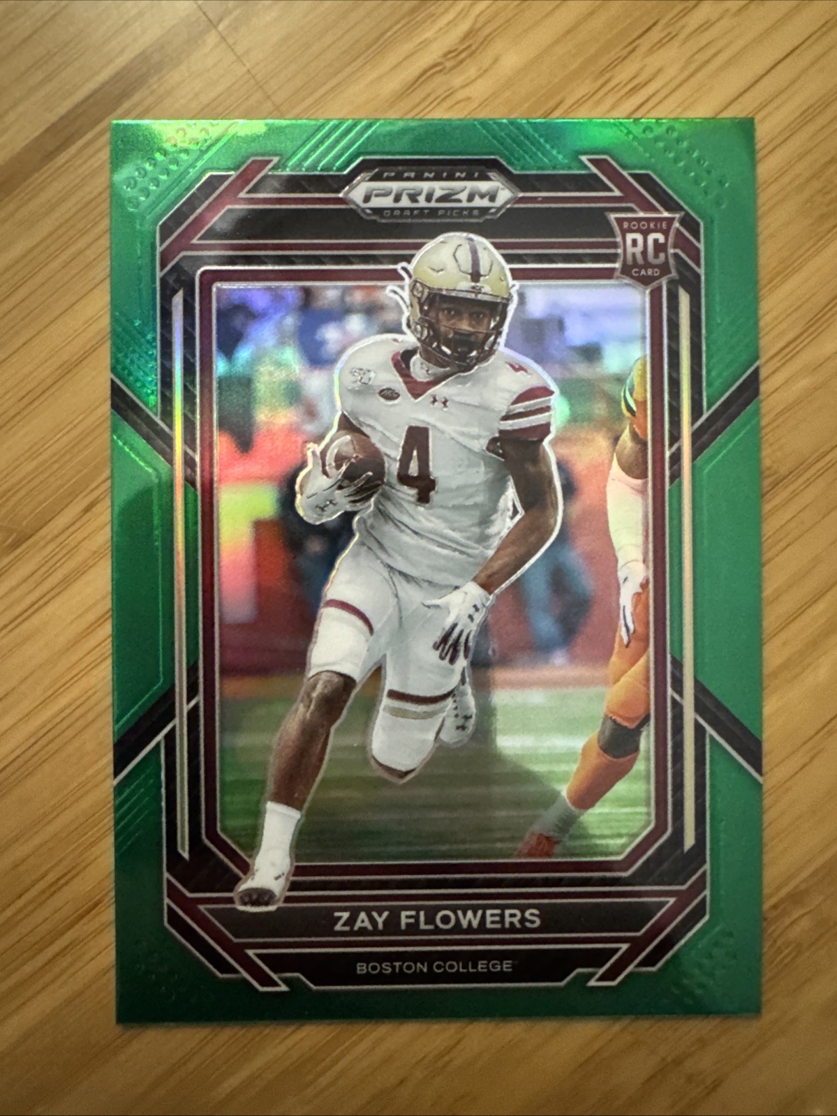 Zay Flowers 2023 Panini Prizm Draft Picks - RC Green Prizm #143
