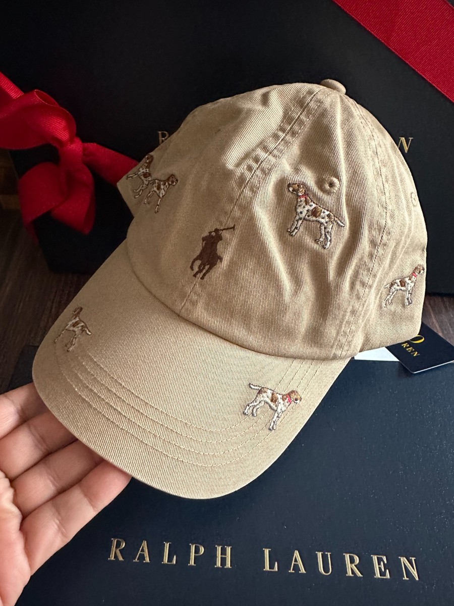 Polo Ralph Lauren Dog-Embroidered Twill Ball Cap BN | eBay