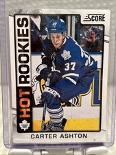 2012-13 THE Score Hot Rookies #517 Carter Ashton RC Hockey Card - LP