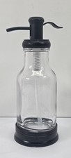 32 oz clear glass Soap Dispenser metal pump