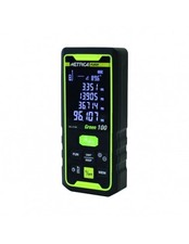 Misuratore Laser Verde Metrica Flash Green 60 mt con 4 funzioni pitagora a batte
