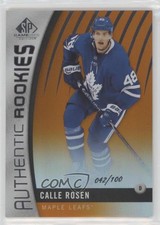 2017 SP Game Used Authentic Rookies Orange Rainbow 42/100 Calle Rosen #145 oy2