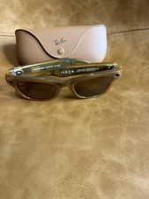Ray-Ban Meta Wayfarer RW4008 Smart Glasses Shiny Caramel Polar Brown