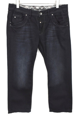 CAMP DAVID Nick Regular Fit Men's Jeans W36/L30 Button Fly Dark Blue Faded