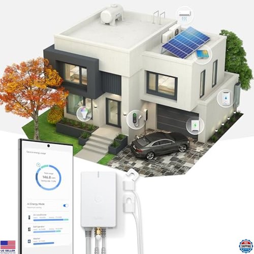 Smart Energy Meter - Monitor di Elettricità in Tempo Reale - Sensori Z-Wave 2x200A - Foto 3 di 6