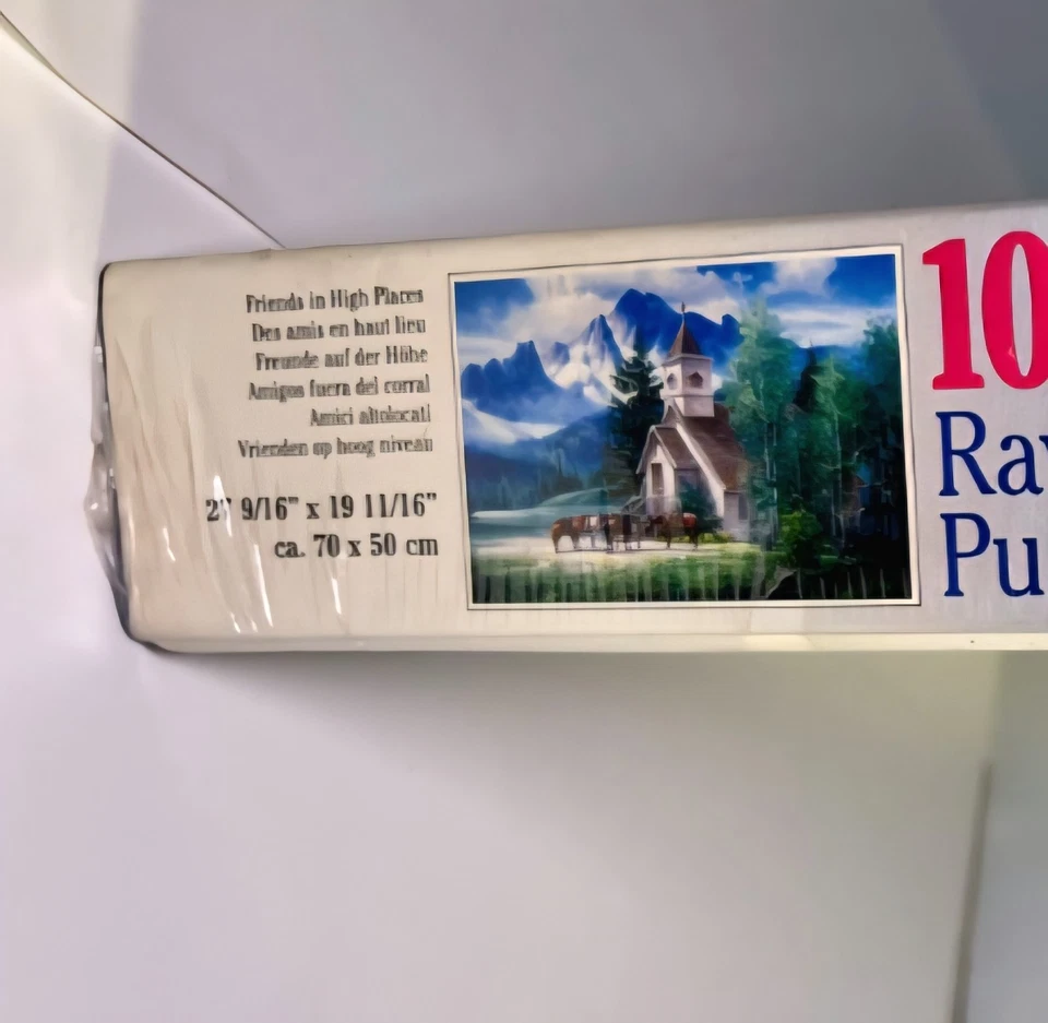 Vintage Ravensburger Puzzle Friends In High Places 1000 Pieces #157907 - Sealed - Image 4 of 4