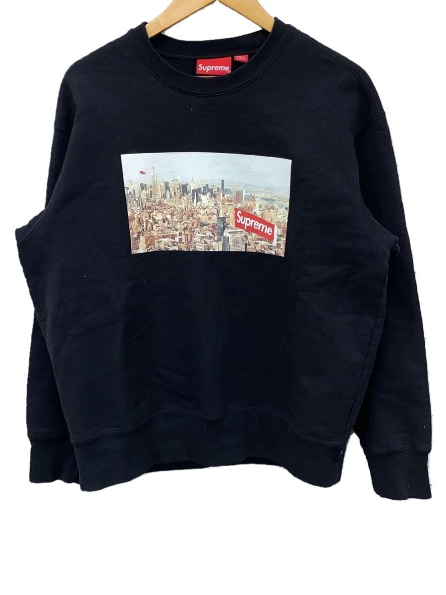 Sweat col rond Supreme noir S Occasion