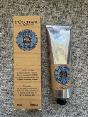 L'OCCITANE Creme Mains Shea Butter Hand Cream Large Size 150ml 5.2oz NEW