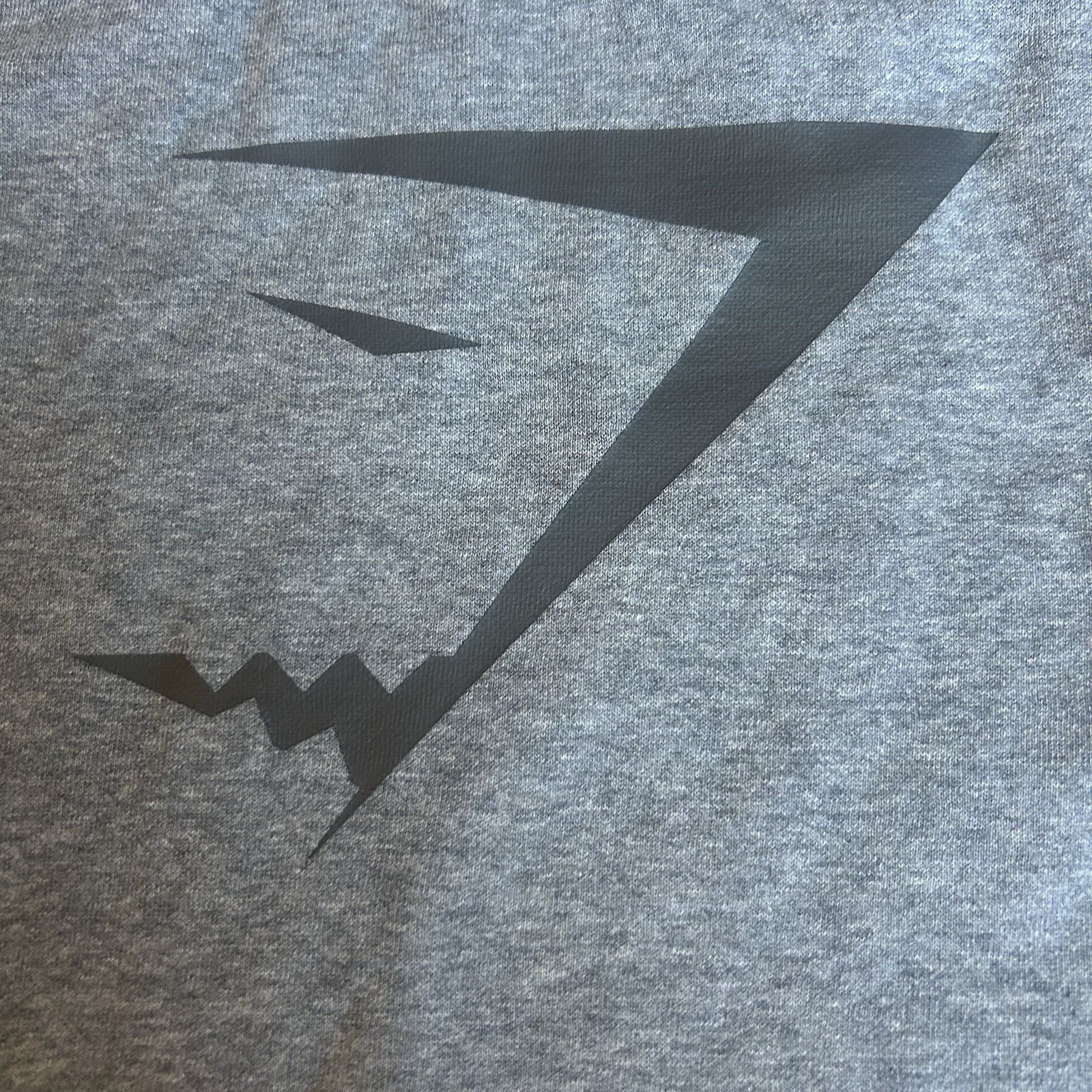 Gymshark Men's Cotton Blend Logo Pullover Hoodie Sweatshirt Gray • Small