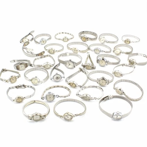 Vintage Bernus Timex Bulova Elgin Hamilton Womens Wristwatch Lot of 30 #WB4456-1