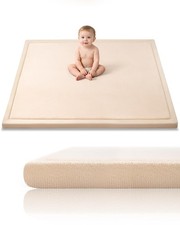 Baby Play Mat for Floor, 1.2" Thick Memory Foam 50" 50" Playpen Mat for Kids,...