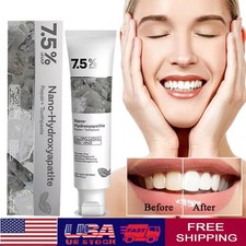 7.5 Hap Nano-Hydroxyapatite Toothpaste Remove Deep Clean For Sensitive Teeth