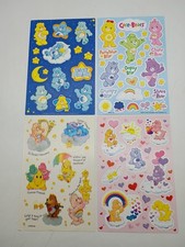 Vintage Care Bears Sticker Sheet LOT B TCFC