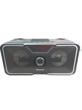 BIGASUO Karaoke Machine With Portable Bluetooth Speaker with 2 Microphones