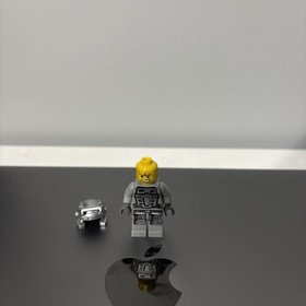 Lego Power Miner Rex Minifigure Gray Outfit 8188