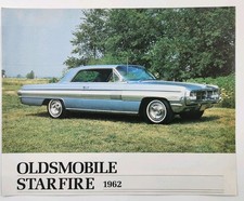 1962 Oldsmobile Starfire Blue Photo Picture Ad Retro 1960s