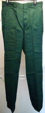 VTG c. 1970 COCA COLA COKE UNITAG UNIFORM PANTS GREEN SIZE 34 W MADE IN USA ap