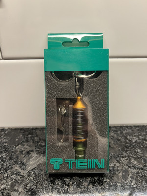 TEIN Original Goods TEIN Damper Flex Coilover Green / Gold Keychain Ring Fob 