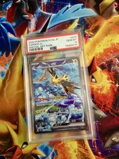 Pokémon SV2a JP Zapdos ex 204/165 2023 arte especial raro PSA GEMA MT 10